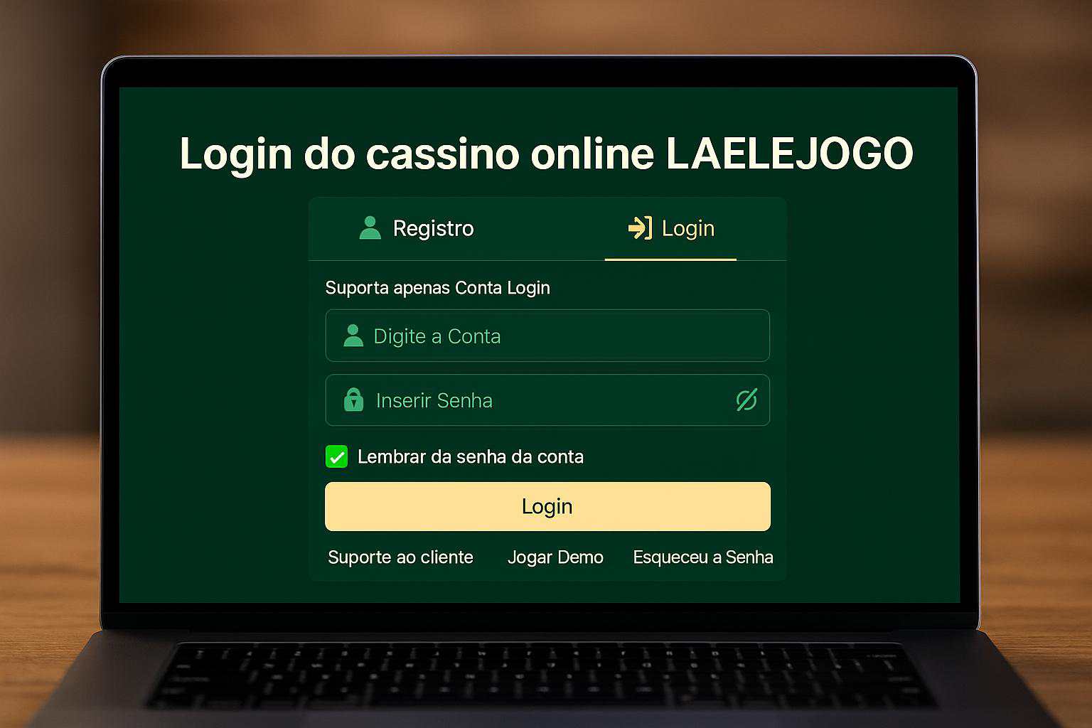 Login no Cassino LAELEJOGO
