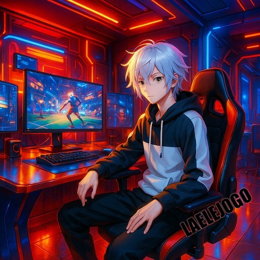 Imagem promocional da LAELEJOGO mostrando a plataforma e suas vantagens